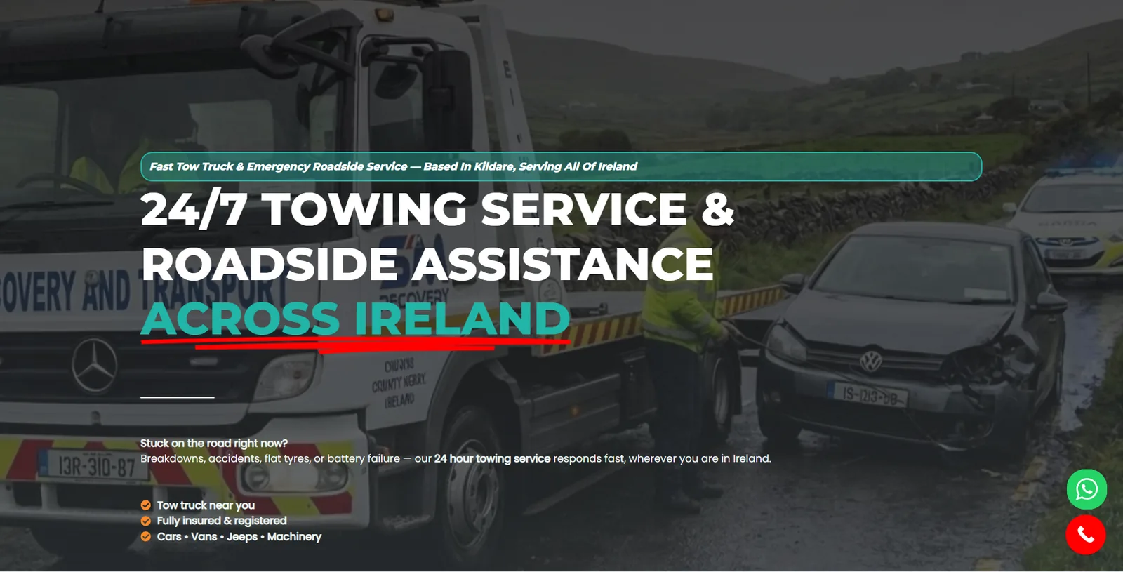 Stephen Melia Recovery website homepage